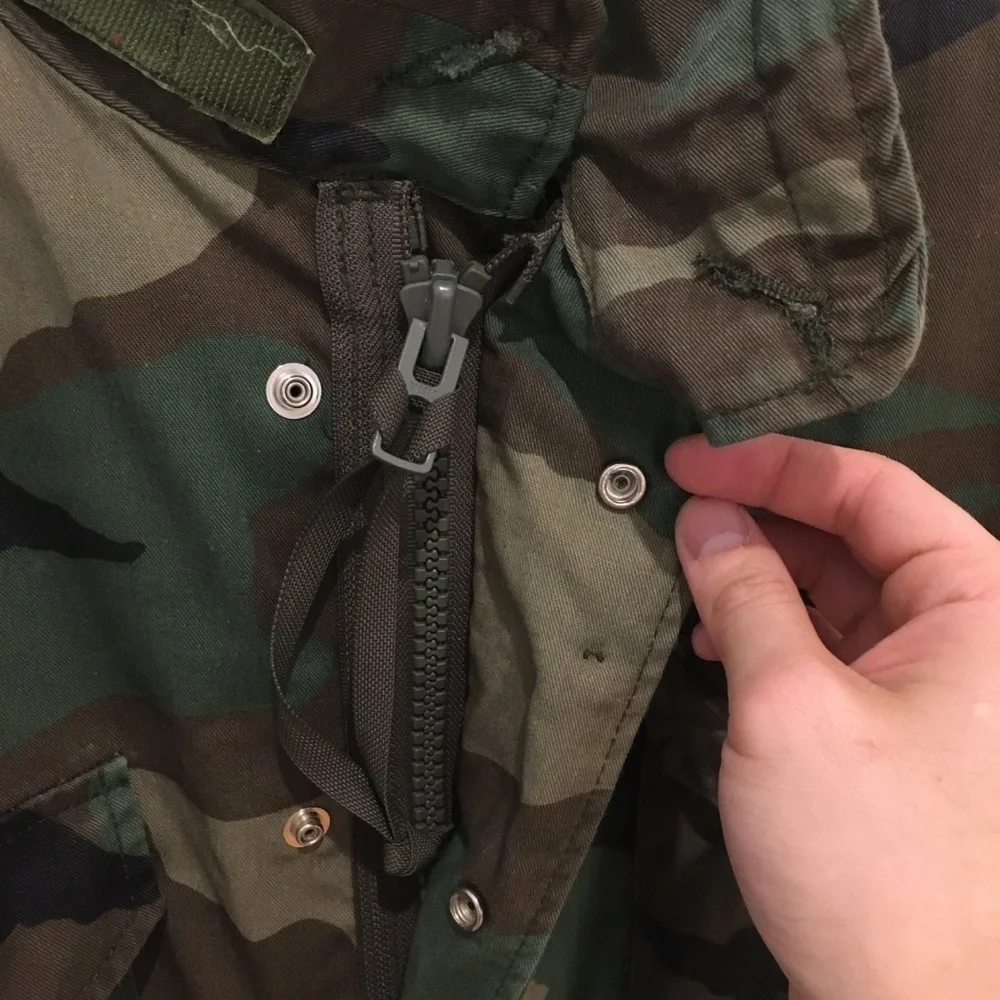VINTAGE US MILITARY MENS FIELD COAT JACKET